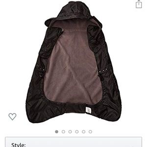 Ergo fleece cover